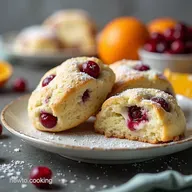 The Best Fluffy Cranberry Orange Sour Cream Scones Recipe