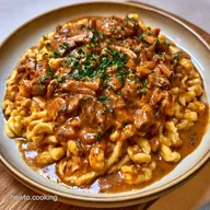Spaetzle Mushroom Sauce for 4 Servings
