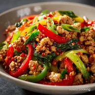 Spicy Ground Turkey Stir Fry Quick Weeknight Fiery Ginger Recipe