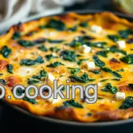 Spinach & Feta Frittata Recipe: Easy Brunch, Big Flavors!