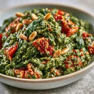 Spinach Tomato Pesto in 15 Minutes