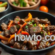 How to Make Sizzling Stir-Fry Beef Steak with Colorful Veggies