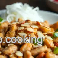 Easy & Delicious Stir-Fry Chicken with Chopped Almonds: A Family Favorite!