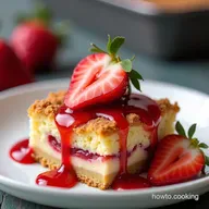 Easy Strawberry Cheesecake Dump Cake Recipe NoFuss Baking