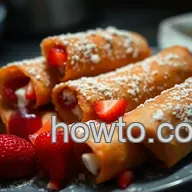 Fried Strawberry Cheesecake Egg Rolls: Fair Food at Home!