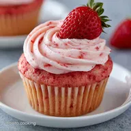 Strawberry Cupcakes: Moist and Silky