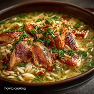 Sunshine Lemon Chicken Orzo Soup My GoTo Comfort Bowl