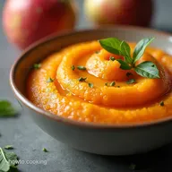 Sweet Potato Apple Puree Healthy refeies saudveis para bebs