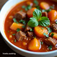 Minced Beef Sweet Potato Puchero A Comfort Food Classic