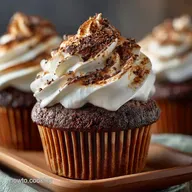 The GOAT Chocolate Cupcakes with Tangy Sour Cream Frosting