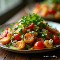 The Best Lebanese Fattoush Salad Recipe with Sumac Dressing