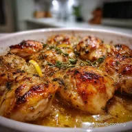 Baked Lemon Chicken: Easy 1-Hour Meal with Garlic Thyme