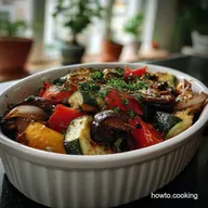 Tasty Mediterranean Roasted Vegetables Salad in 40 Minutes