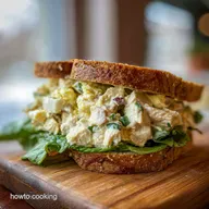 My GoTo Deli Style Chicken Salad Recipe Creamy Shredded Proper