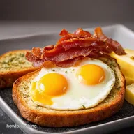 Breakfast ASMR Crispy Bacon Eggs Herbed Toast Symphony