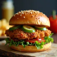 Crispy Vegan Chicken Sandwich Better Than Nandos