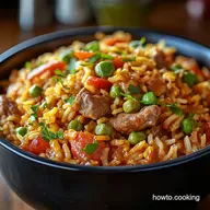 My GoTo Slow cooker jambalaya with rice Authentic Cajun Flavour Zero Fuss