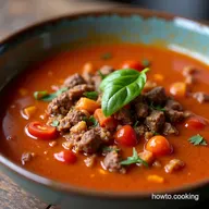 Spiced Beef Mince Tomato Soup A Winter Warmer