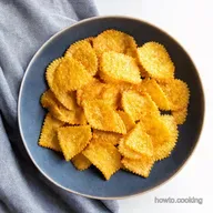 TikTok Pasta Chips Crispy Crunchy Italian Snack