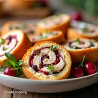 Turkey Cranberry Pinwheel Bites Festive Leftover Magic