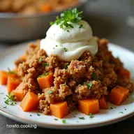 Healthy Ground Turkey Sweet Potato Casserole Recipe