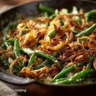 Green Bean Casserole From Scratch Fresh Beans Crispy Shallots