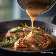 Rosemary Chicken Sauce The Velvet Pan Jus Recipe Ready in 30 Mins