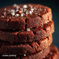 Rich Buttery Double Chocolate Shortbread Cookies SliceandBake