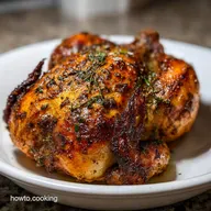 Whole 30 Recipe with Roasted Chicken: Herb-Rubbed Skin