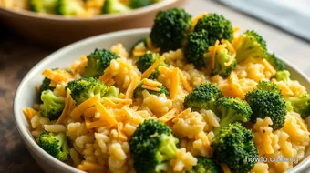 Bake Broccoli Casserole with Cheddar Bliss recipe card