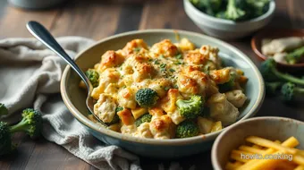 Bake Cheesy Chicken Broccoli Casserole