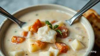 Creamy Clam Chowder: Comforting & Quick recipe card