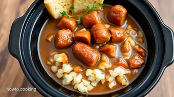 Crockpot Brown Gravy Smoked Sausage Recipe