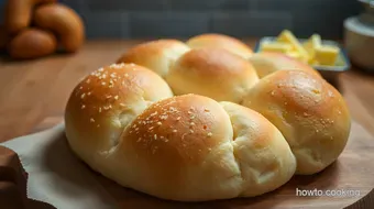 Fluffy Homemade Bread Rolls: My Easy Bread Roll Recipe for Any Meal recipe card