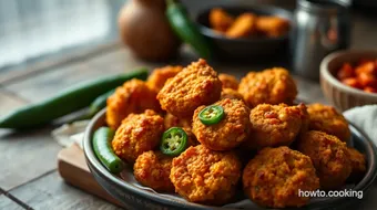 Fried Cornmeal Hush Puppies with Jalapeños