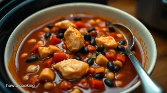 Hearty Crockpot Chicken Chili: A Cozy Hug in a Bowl recipe card