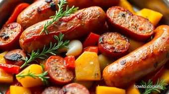 Roast Italian Sausage with Flavorful Veggies