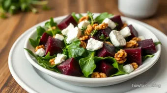 Roasted Beet Salad with Creamy Goat Cheese