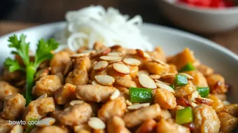 Stir-Fry Chicken with Chopped Almonds