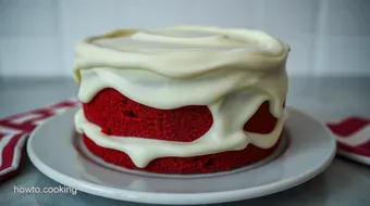 Velvet Splendor: The Ultimate Red Velvet with Cream Cheese Frosting Cake Recipe recipe card