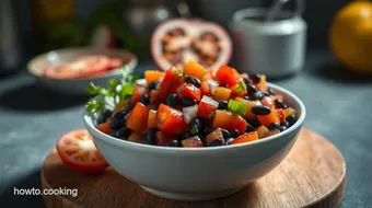 My Easy Zesty Black Bean Salsa: A Fiesta in Every Bite! recipe card