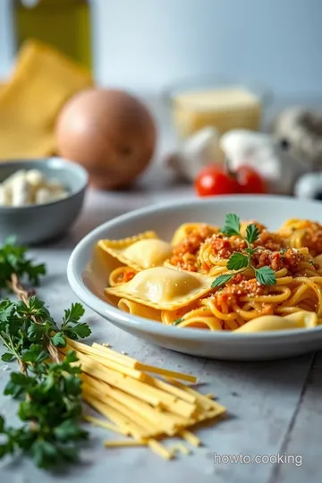 Baked Cheese Ravioli Casserole ingredients