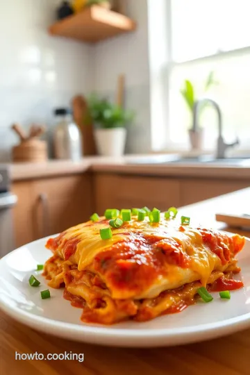 Cheesy Wolf Brand Chile Enchiladas with Mushroom Soup steps