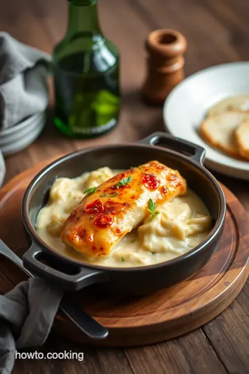 Creamy Delight Chicken Casserole presentation