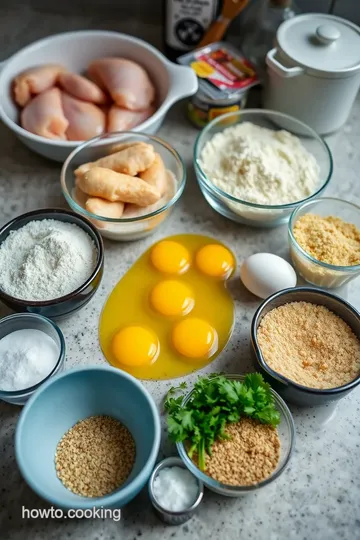 Crispy Oven-Baked Chicken Tenders ingredients