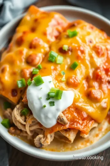 Creamy Mushroom & Wolf Chile Enchiladas presentation