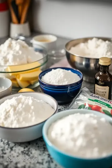 Festive Sugar Cookies with Royal Icing ingredients