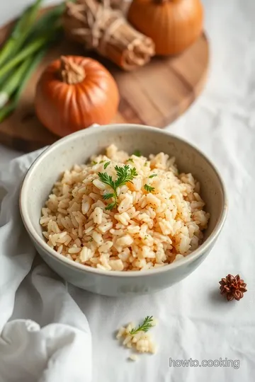 Savory French Onion Soup Baked Long Grain Rice ingredients
