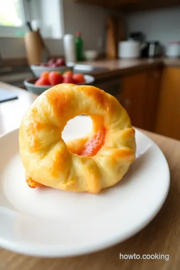 Ring-Shaped Pastry with Frosting and Jelly Filling steps