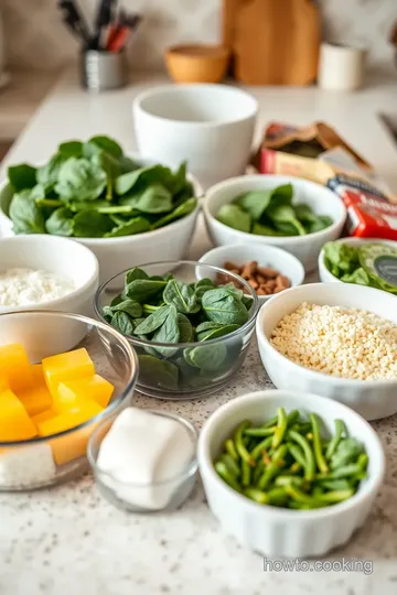 Spinach & Feta Quiche for Expecting Mothers ingredients